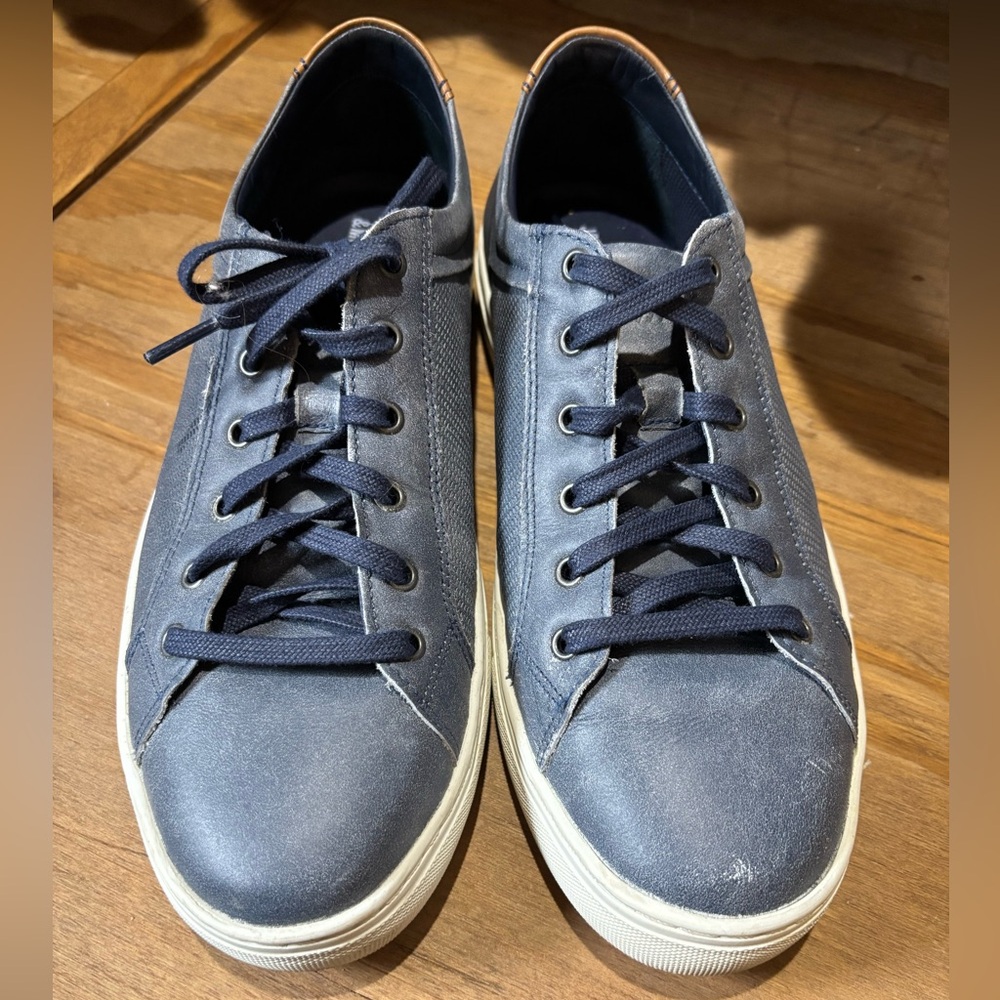 Johnston & Murphy Navy Sneakers, Men’s size 10M